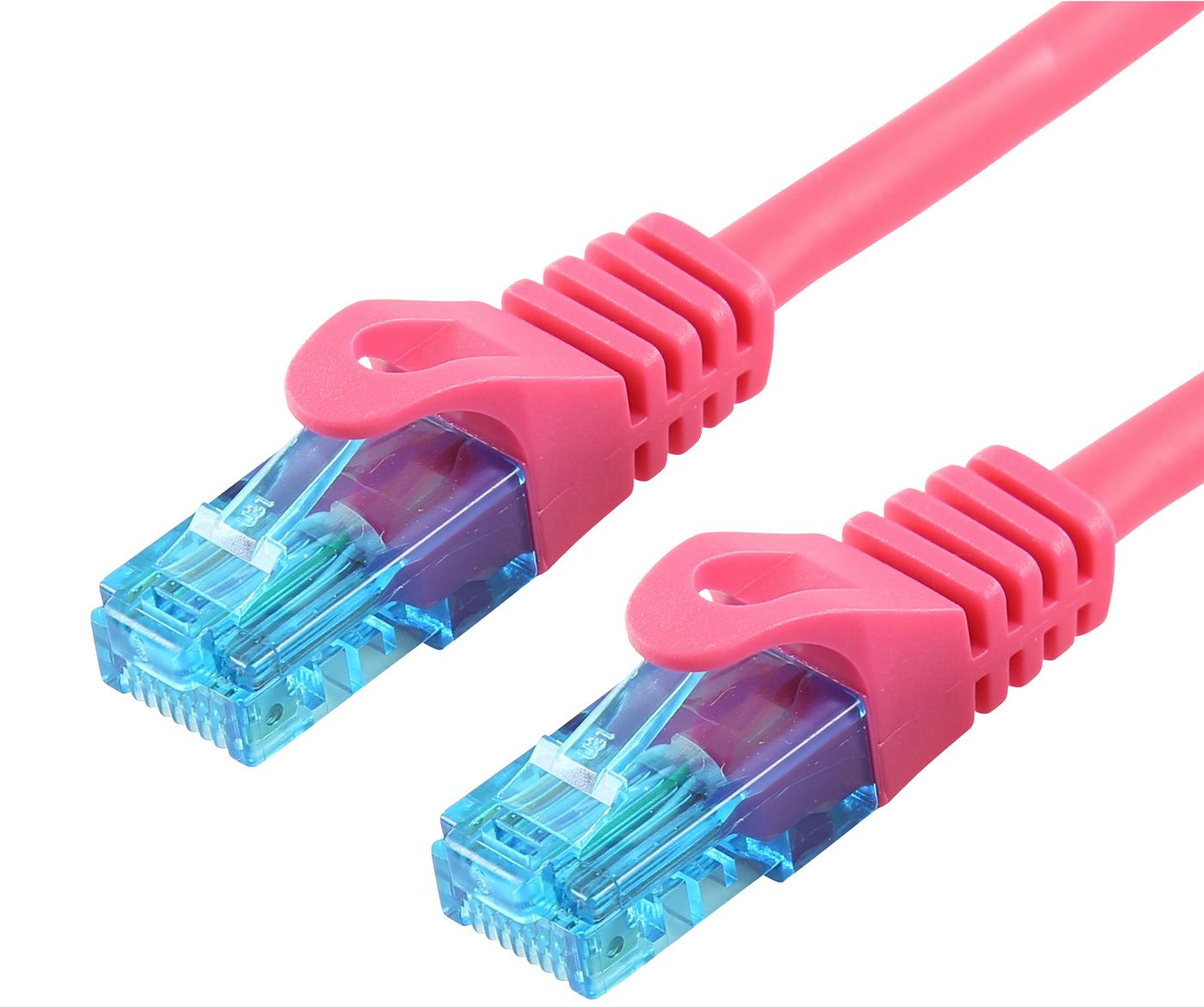 LOGON PROFESSIONAL TCU55U030M Patch Cable U/UTP 3m – Cat5e Magenta RJ45 Connector