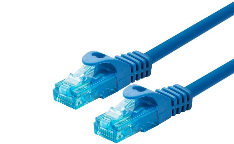 LOGON PROFESSIONAL 15m Cat5e U/UTP Patch Cable – Blue RJ45 Network Lead