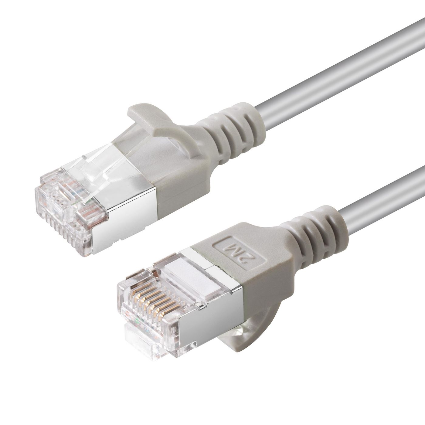 Microconnect Cat6a U/FTP Slim Network Cable 1.5m – Grey, LSZH, RJ-45, 10Gbps