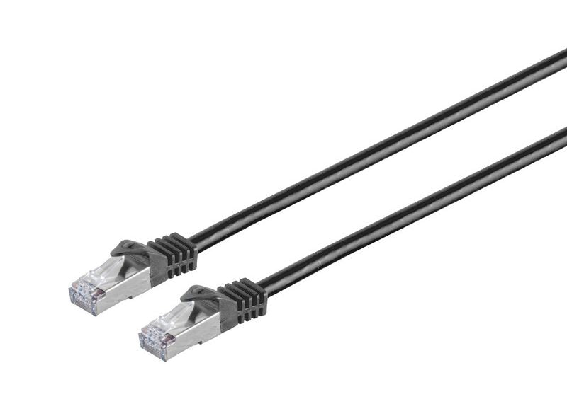 MicroConnect SFTP7005S Cat7 S/FTP Network Cable 0.5m Black – LSZH, RJ-45