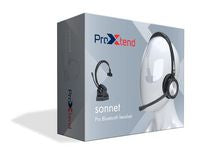 ProXtend PX-HSBT101 Wireless Bluetooth Headset – Monaural, 20h Talk, Black