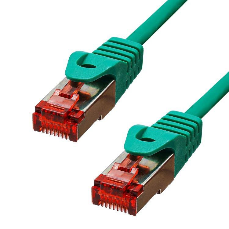 ProXtend CAT6 F/UTP LSZH Ethernet Cable 7m Green – High-Speed RJ45 Network Lead