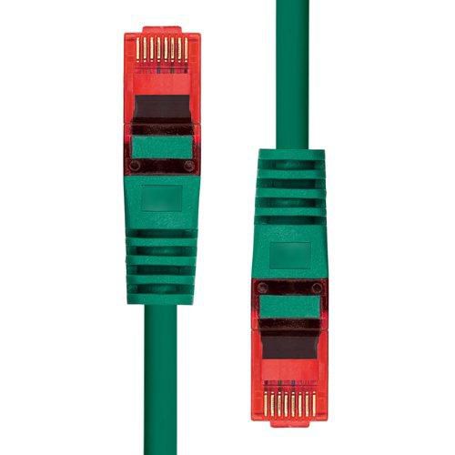 ProXtend 6UTP-20GR CAT6 Ethernet Cable – 20m Green U/UTP LSZH 24AWG Copper with Gold-Plated RJ45