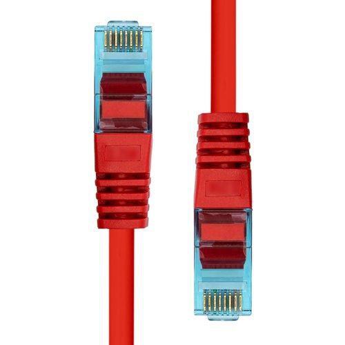 ProXtend 6AUTP-15R CAT6A Ethernet Cable Red 15m – U/UTP LSZH 10GBase-T 24AWG Copper 24 AWG
