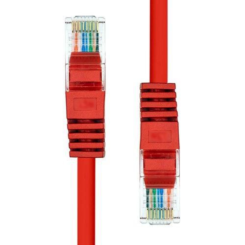 ProXtend 5UTP-10R CAT5e Ethernet Cable Red – 10m U/UTP Copper RJ45 PVC Jacket