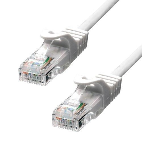 ProXtend CAT5e U/UTP Copper Ethernet Cable, 0.5m White, RJ45, PVC, RoHS