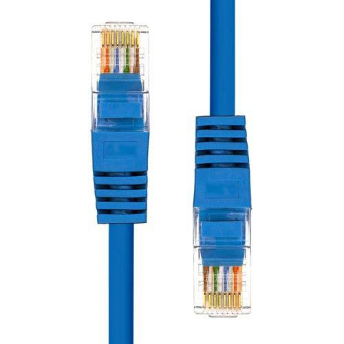 ProXtend 5UTP-05BL CAT5e Ethernet Cable – 5m Blue U/UTP Copper RJ45 Gold-Plated, RoHS Certified