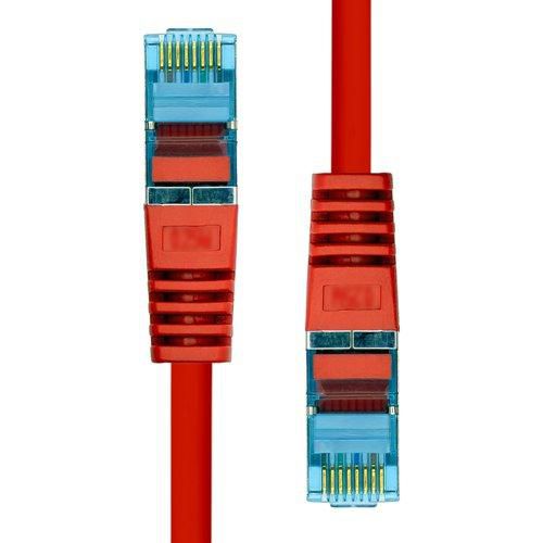 ProXtend 6ASFTP-07R CAT6A S/FTP Ethernet Cable – 7m Red LSZH Jacket 10GBase-T 26AWG