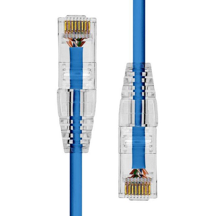 ProXtend S-6UTP-05BL Ultra Slim CAT6 Ethernet Cable – 5m Blue LSZH U/UTP 28AWG 3.6mm