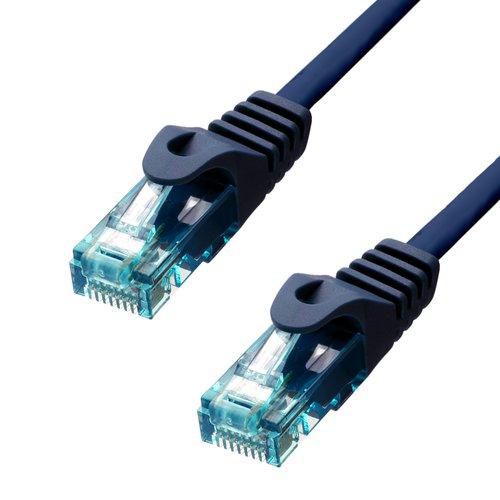 ProXtend CAT6A U/UTP LSZH Ethernet Cable 15m Blue – 10GBase-T, RJ45, Pure Copper