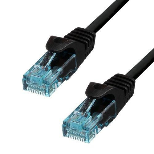ProXtend CAT6A U/UTP LSZH Ethernet Cable 0.75m Black – High-Speed 10GBase-T Network Lead