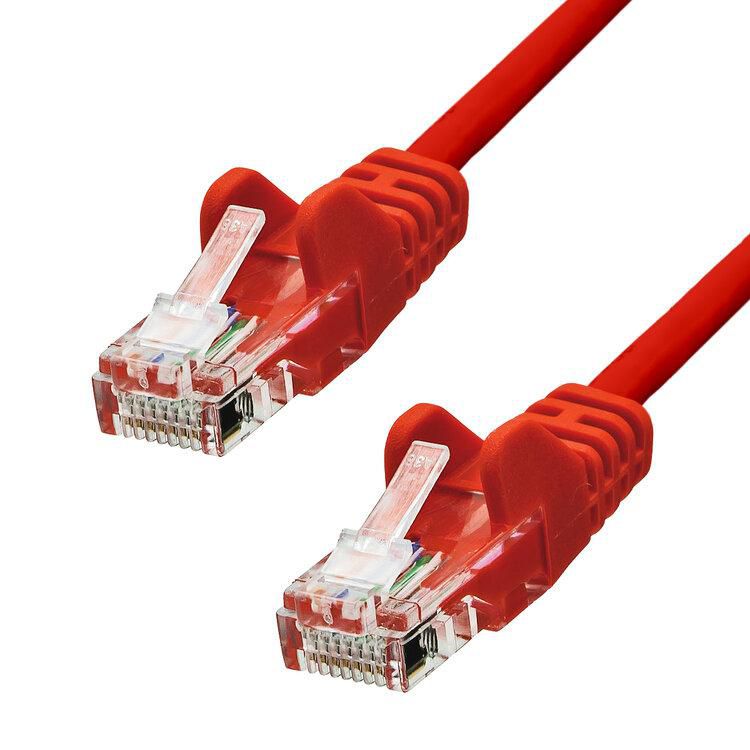 ProXtend CAT5e U/UTP CCA PVC Ethernet Cable – Red, 5m, RJ45, 1000Mbps