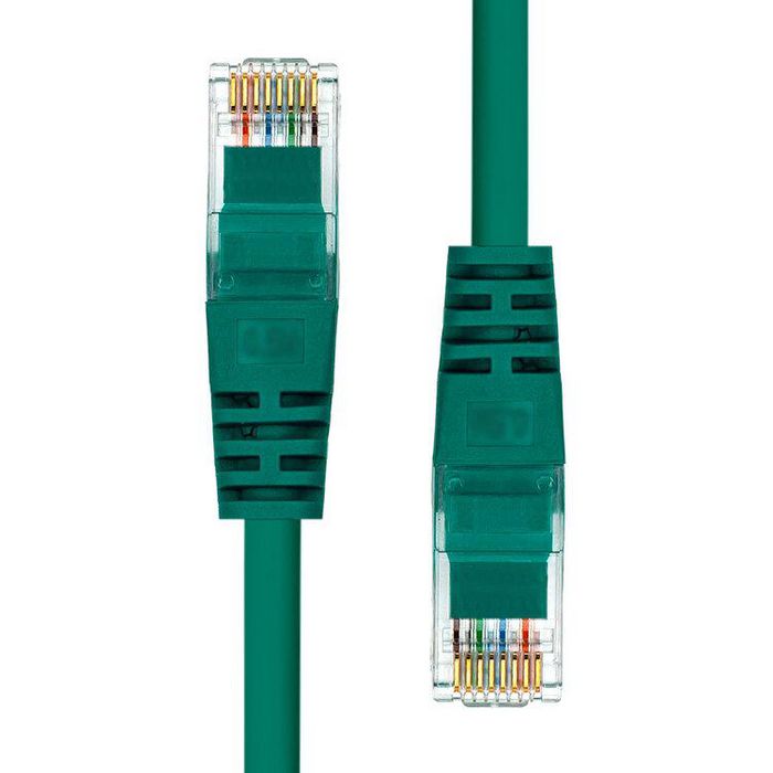 ProXtend V-5UTP-10GR CAT5e Ethernet Cable – 10m Green U/UTP CCA PVC RJ45 Gold-Plated RJ45