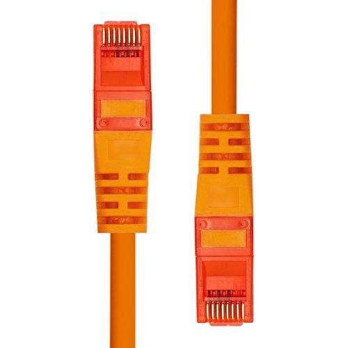 ProXtend V-6UTP-05O CAT6 Ethernet Cable – 5m Orange U/UTP CCA PVC RJ45 Gold-Plated