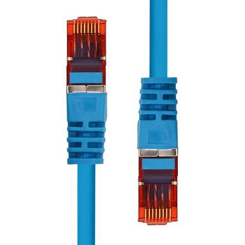 ProXtend V-6FUTP-20BL CAT6 F/UTP Ethernet Cable – 20m Blue PVC Jacket, Gold-Plated RJ45