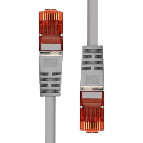 ProXtend V-6FUTP-015G CAT6 F/UTP Ethernet Cable – 1.5m Grey PVC, Gold-Plated RJ45 Connectors