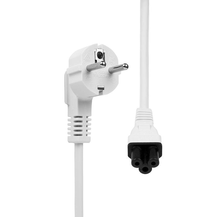 ProXtend PC-FAC5-002W Power Cord – Schuko Angled to C5 2m White