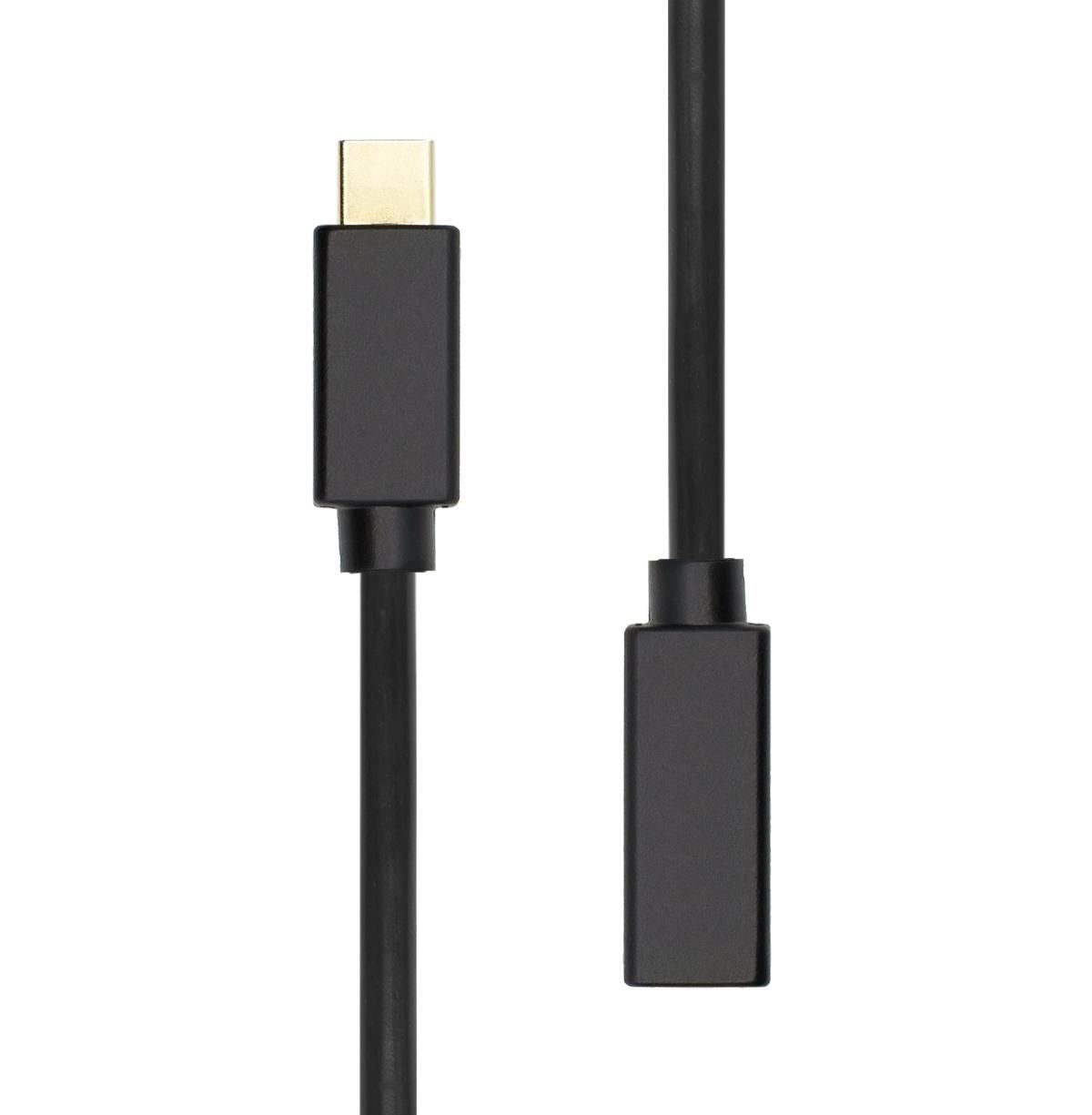 ProXtend USBC-EX-001 USB-C Extension Cable 1m Black Male to Female