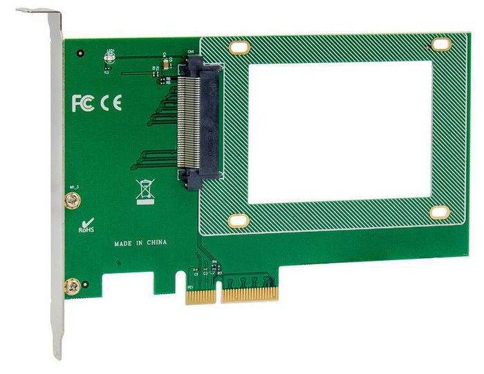 ProXtend PX-SA-10145 PCIe x4 U.2 SSD Adapter Card – NVMe, Plug & Play