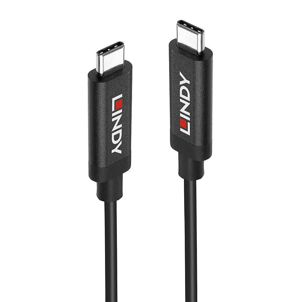 Lindy 43308 5m Active USB 3.2 Gen 2 C to C Cable 10 Gbit/s Black