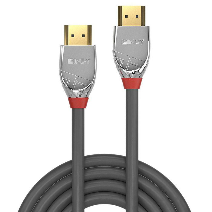 Lindy 37872 2m High Speed HDMI Cable – Cromo Line, 4K UHD, Gold Plated, HDMI 2.0, Triple Shielded
