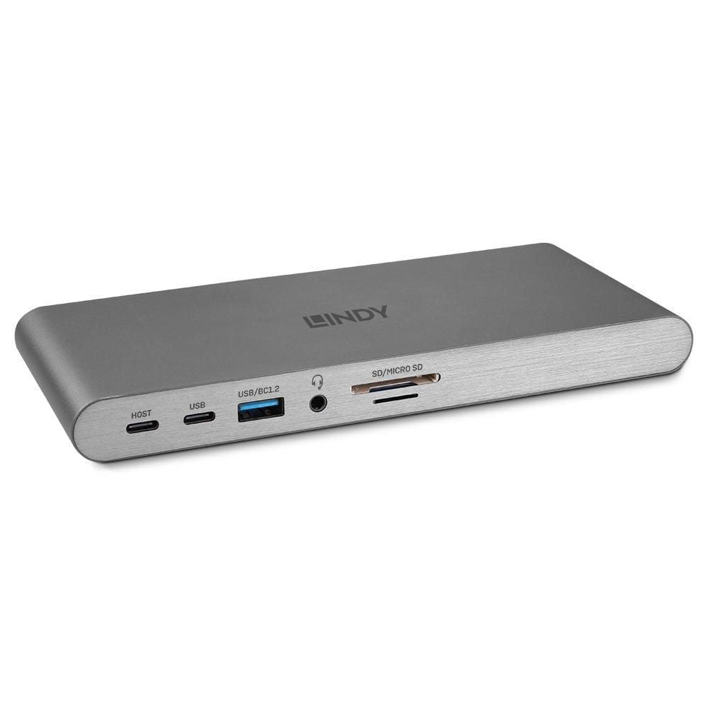 Lindy 43349 USB-C Docking Station – Triple Display 5K/4K, 100W Charging