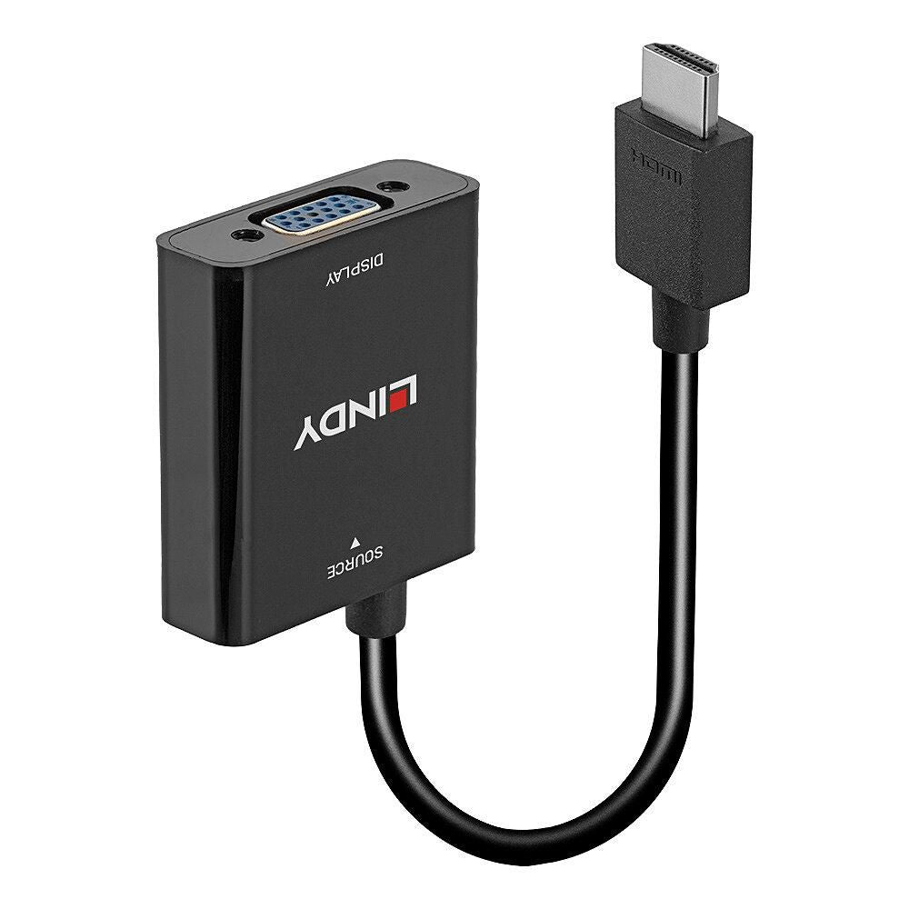 Lindy HDMI to VGA Converter – 1080p, CE & RoHS Certified, 0.1m Cable
