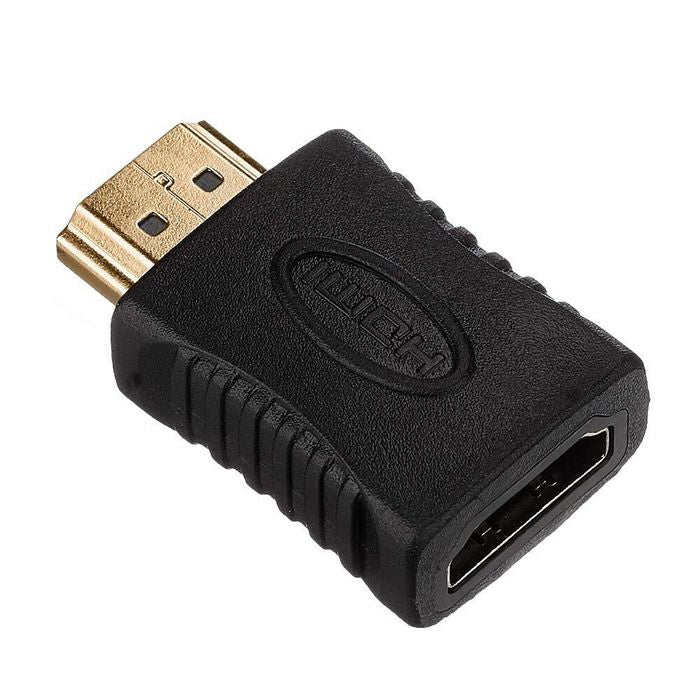 Lindy 41232 HDMI CEC Less Adapter – Female to Male, Black, Gold Plated, HDCP Compliant