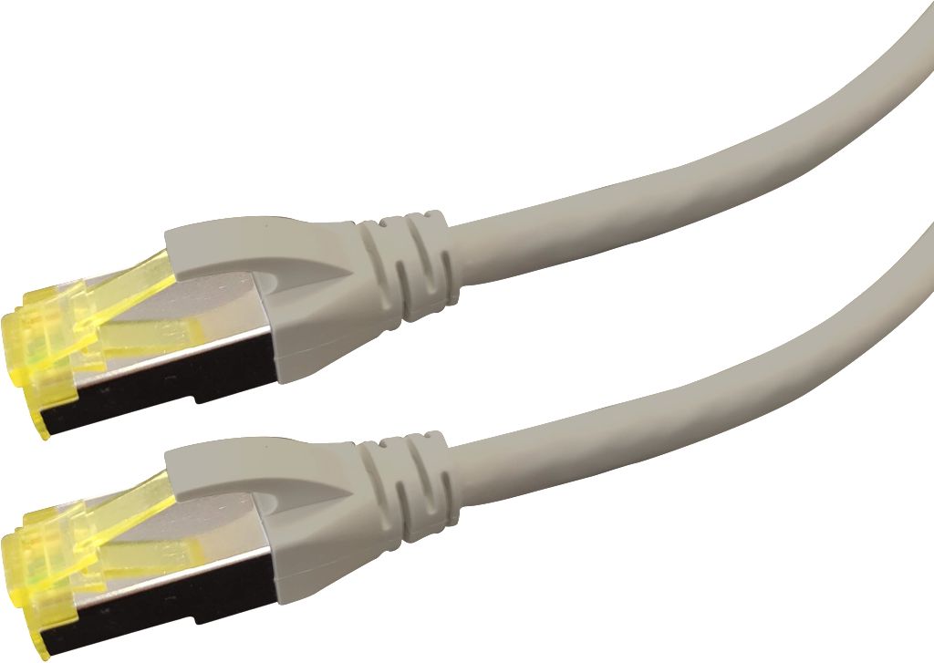 LOGON PREMIUM Cat6a S/FTP Patch Cable 1.5m Ivory – LSOH, RJ45, 26AWG
