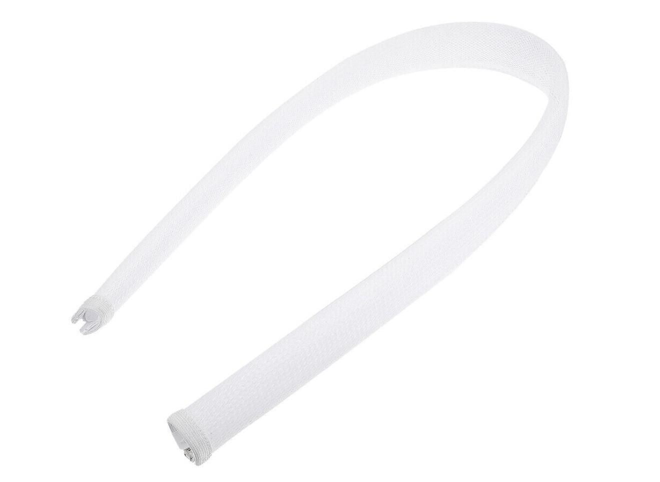 Vivolink PROZIPSLEEVEW1218 Pro Expandable Cable Sleeve White – 1.2cm x 1.8m Zipper Polyester