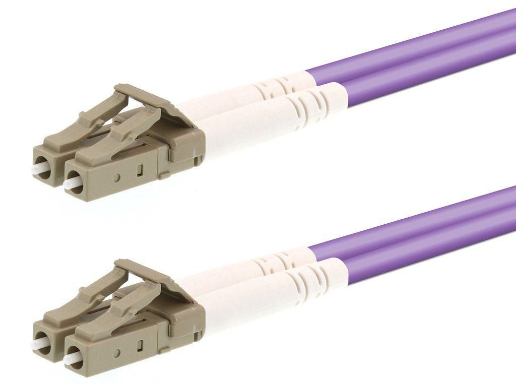 LOGON PROFESSIONAL AL5LCLC20I/4I LC/LC Fibre Patch Cable – 20m OM4 50/125µ Duplex, Halogen-Free