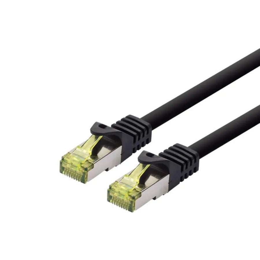 LOGON PROFESSIONAL Cat6a SFTP Patch Cable 5m Black – LSOH, 500MHz, 3P Certified
