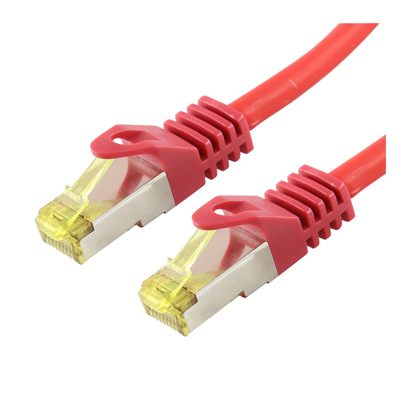 LOGON PROFESSIONAL Cat6a SFTP Patch Cable 5m Red – LSOH 500MHz Network Lead