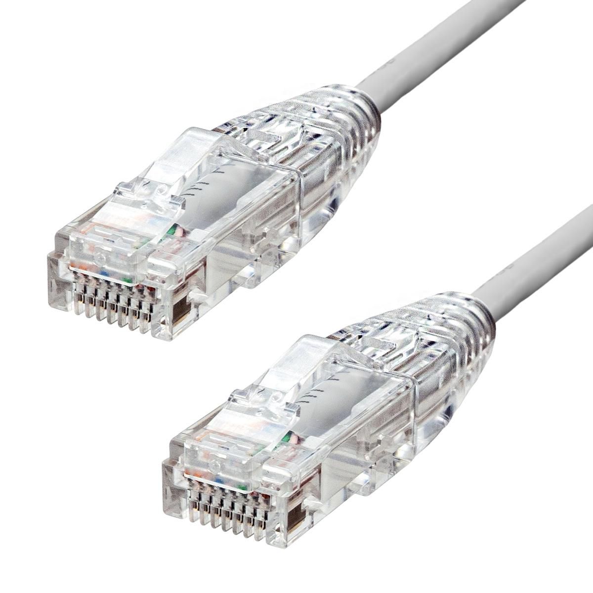 ProXtend Slim CAT6A UTP Ethernet Cable 12.5m Grey – High-Speed Network Lead