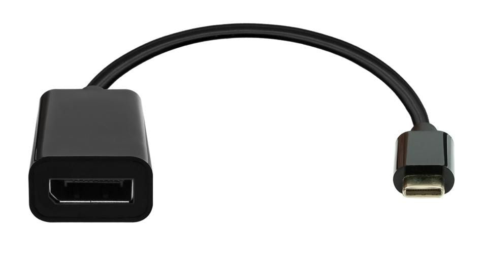 ProXtend USBC-DPA60-0002 USB-C to DisplayPort Adapter 20cm Black – High-Definition Video Cable