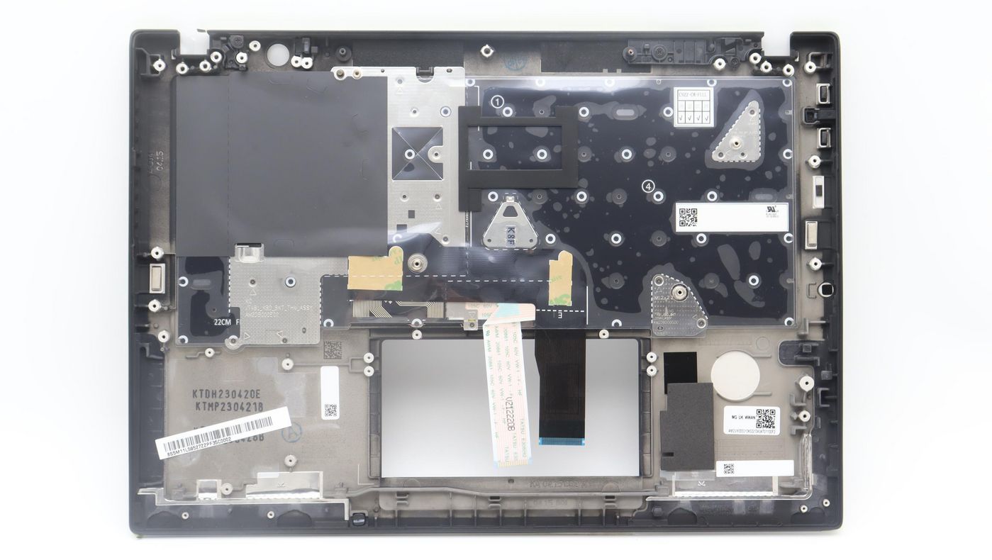 Lenovo 5M11L59507 Cover + Keyboard – Integrated Black Backlit