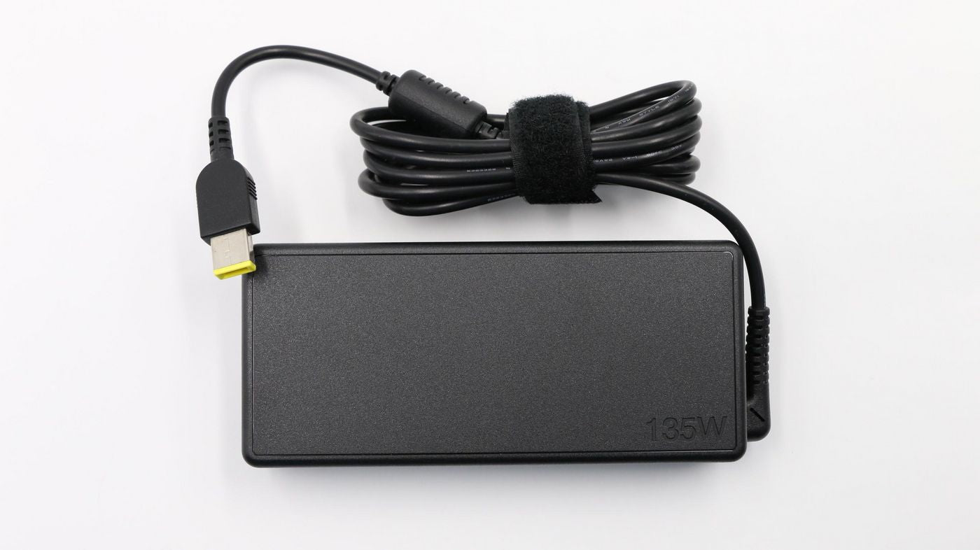 Lenovo FRU00PC762 135W AC Adapter – Slim-Tip, 100-240V Input, Compact Power Supply