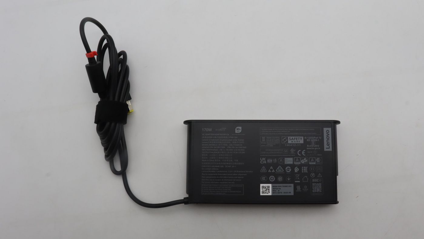 Lenovo 5A11K67849 Power Adapter – 170W AC-to-DC, 20V, Black