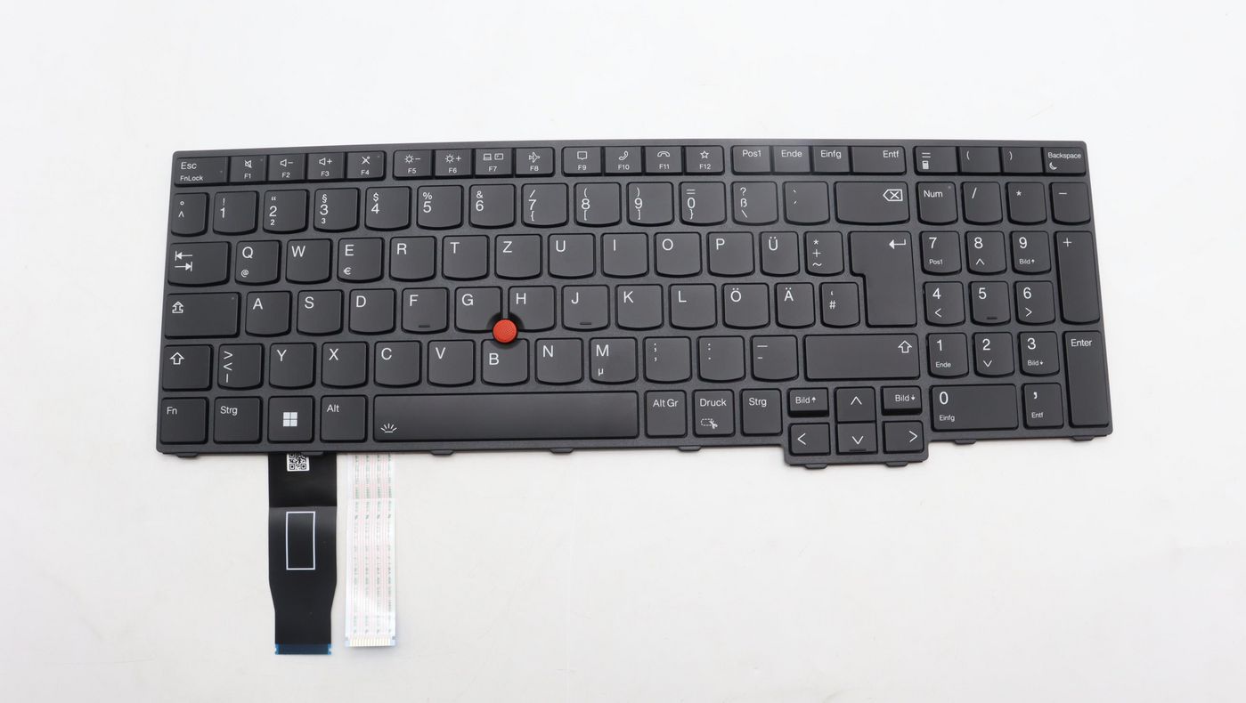 Lenovo 5N21K05015 Integrated Keyboard – Black Backlit Numeric Keypad