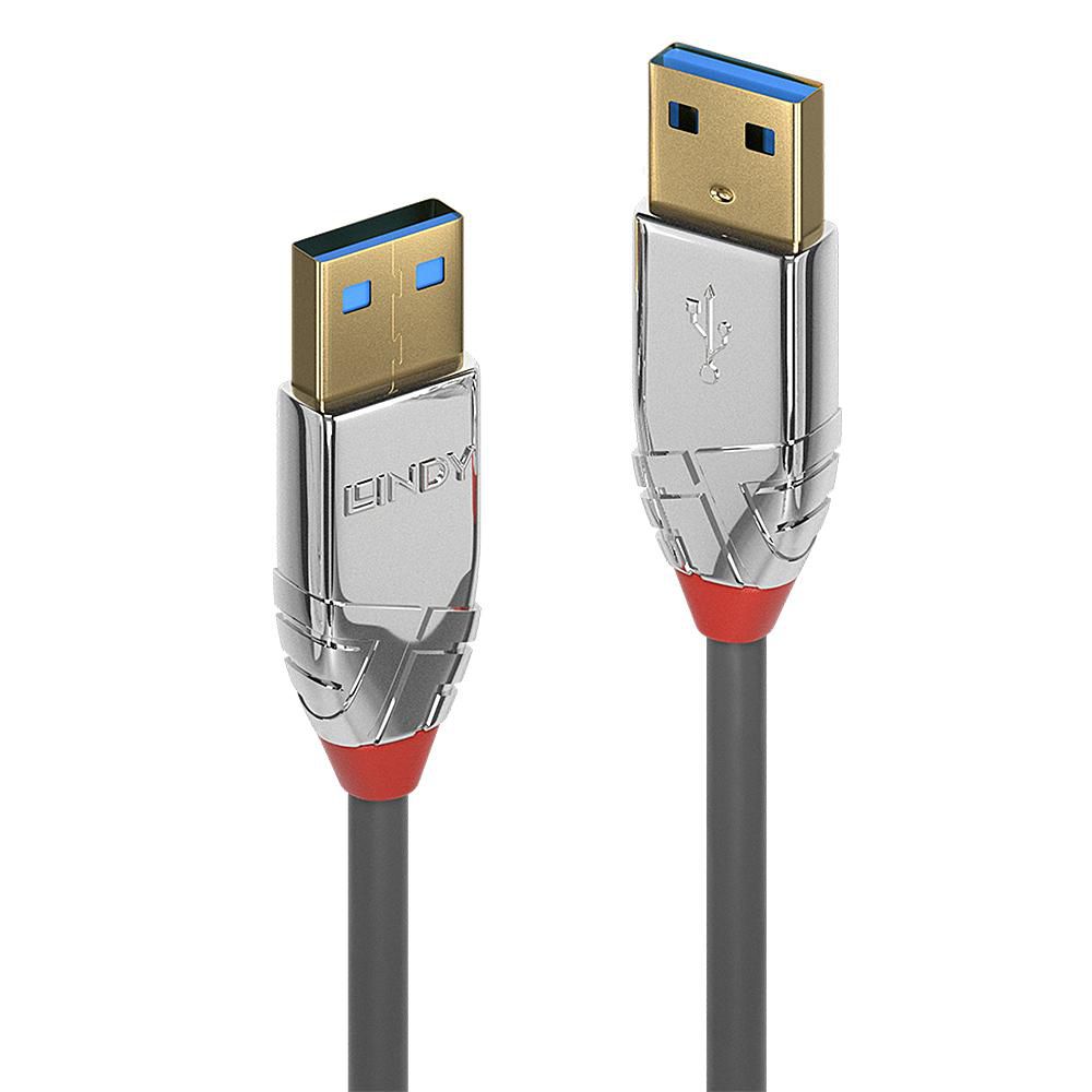 Lindy 36629 USB Cable USB 3.2 Gen 1 5m USB A to A Grey