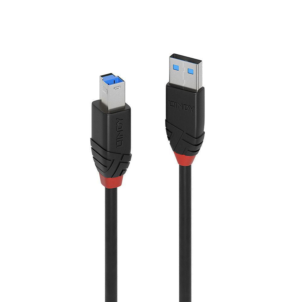 Lindy 43227 USB 3.0 Active Cable Slim 10m USB A to USB B 5 Gbit/s