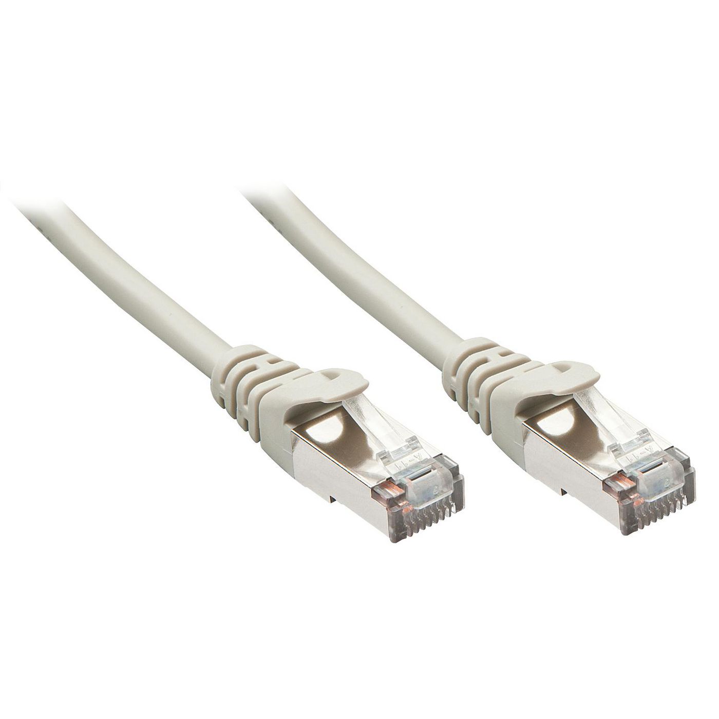 Lindy 2m Cat5e F/UTP Network Cable – Grey RJ-45 Patch Lead