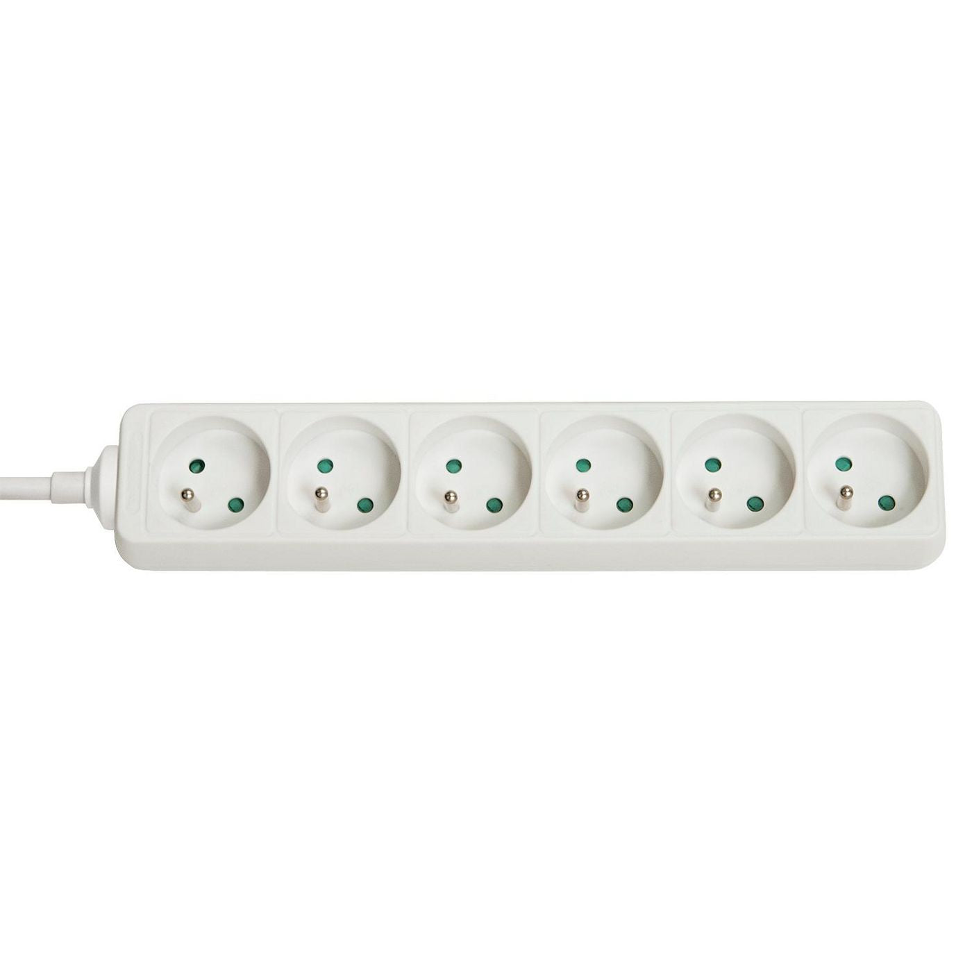 Lindy 73125 Power Extension 6 AC Outlets 3680W Indoor White
