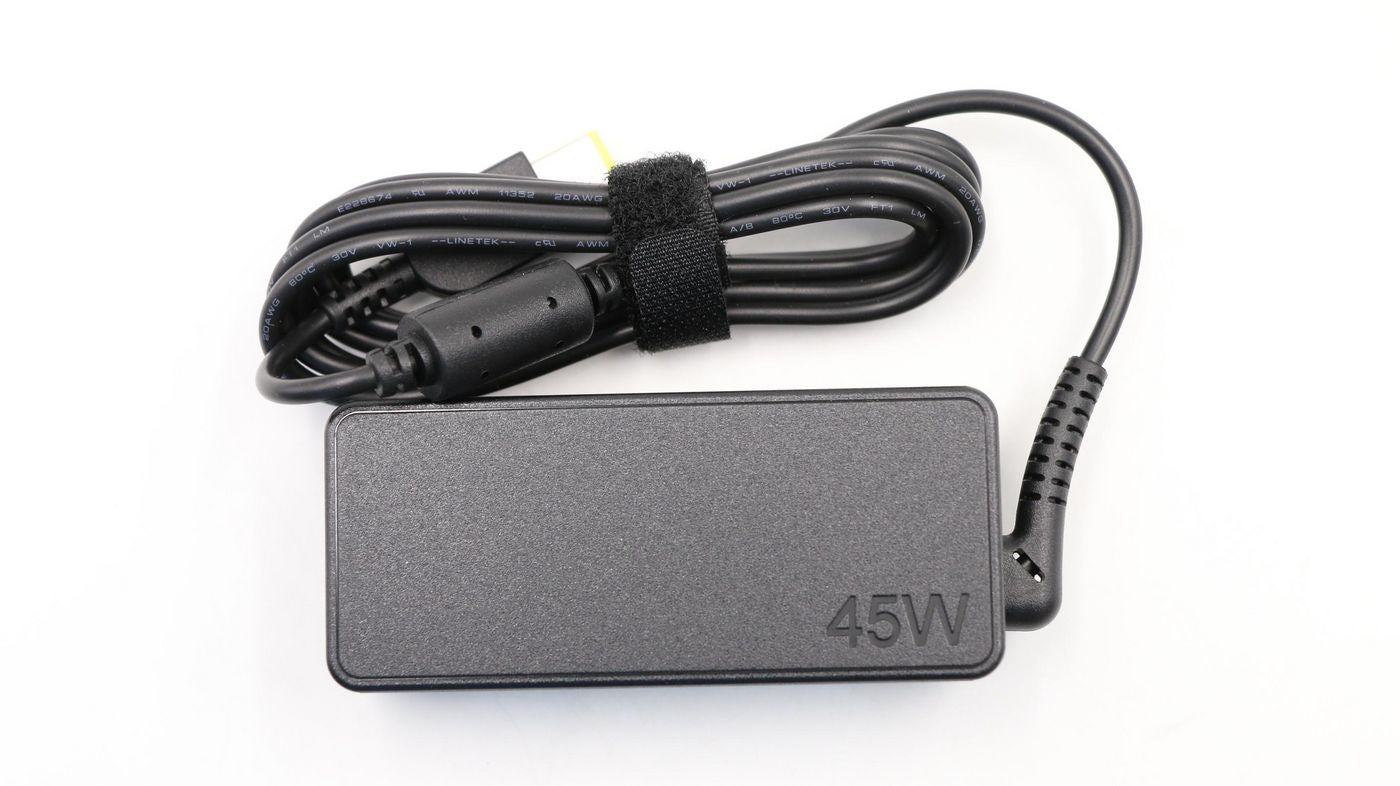 Lenovo FRU00HM614 45W Slim Tip Power Adapter – Indoor, Black