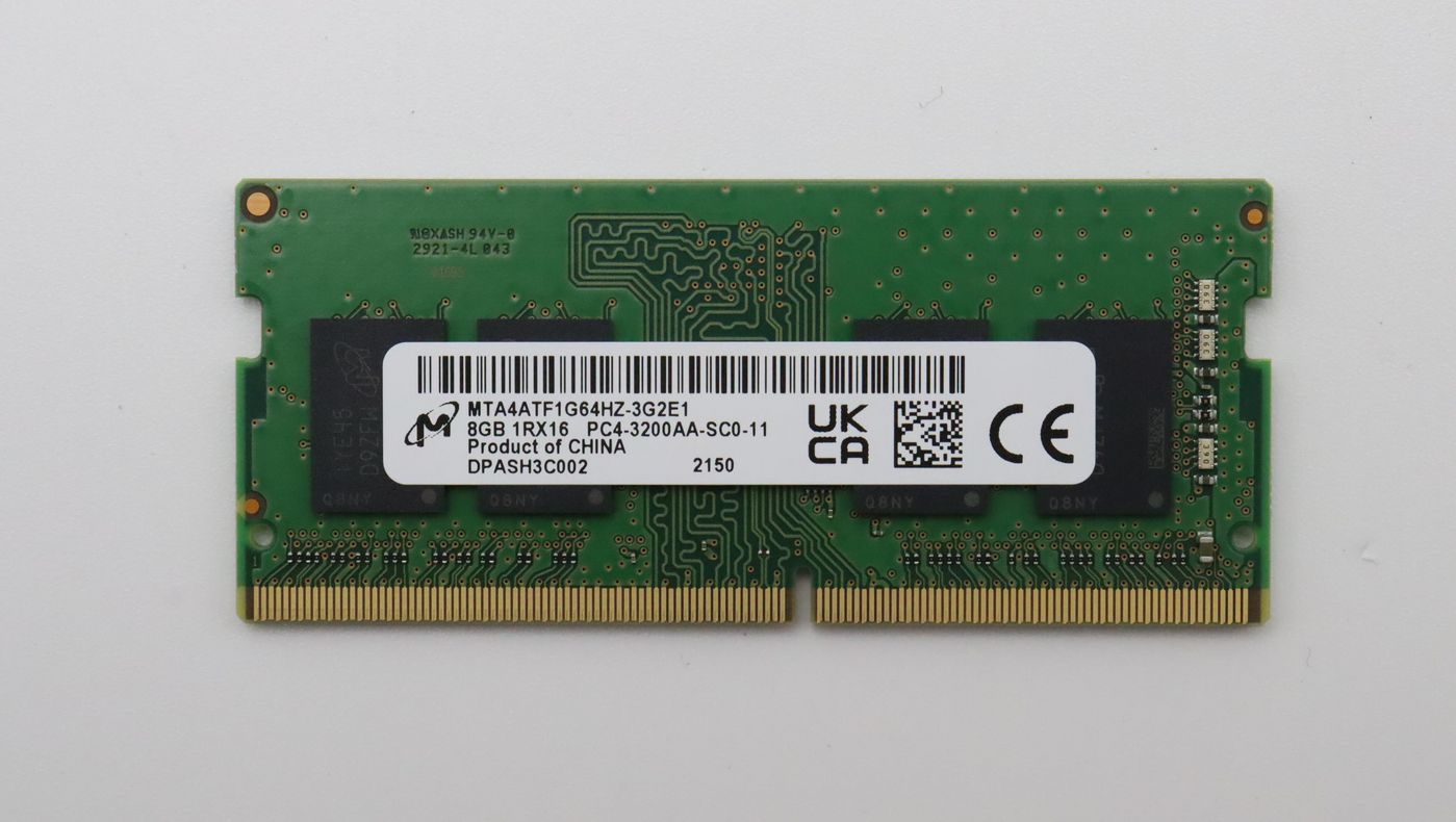 Lenovo 5M30V06805 SODIMM Memory Module 8GB DDR4 3200MHz 260-Pin
