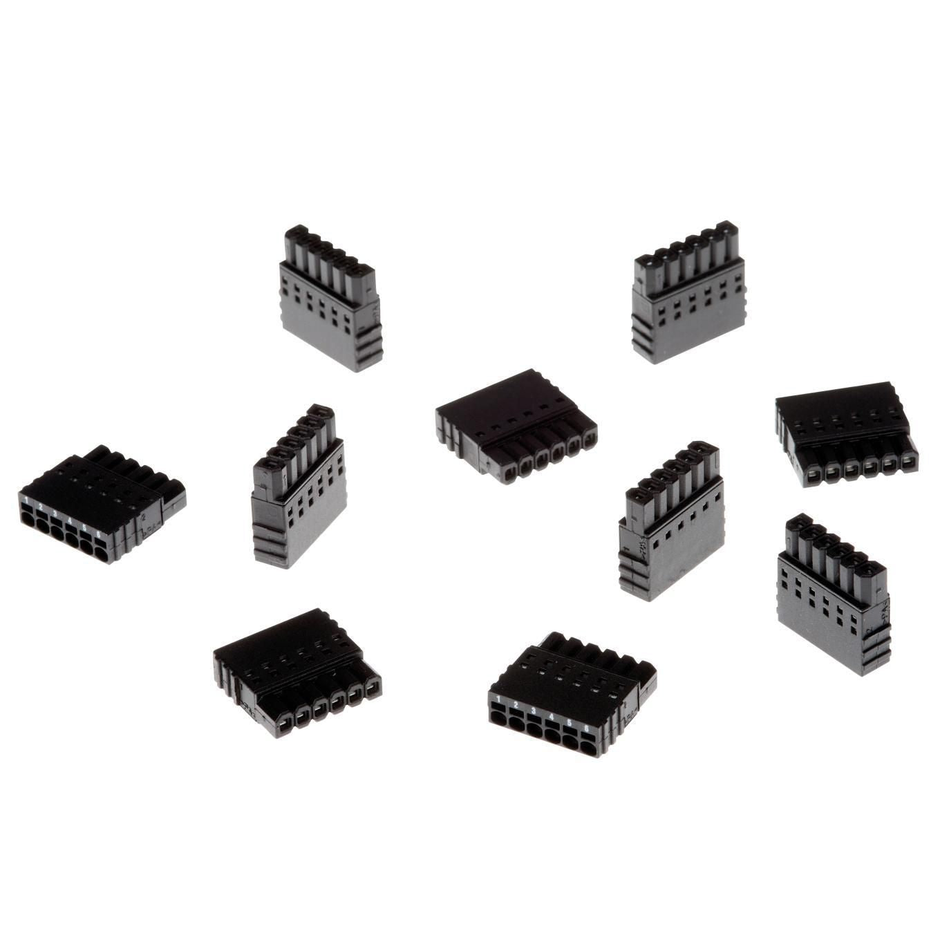 Axis 02795-021 Conn 6-Pin Male Connector – 2.5mm Pitch, 10-Pack