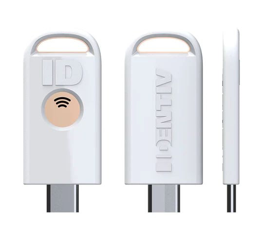 Identiv 905602 uTrust FIDO2 NFC Security Key USB-C Passwordless Authentication