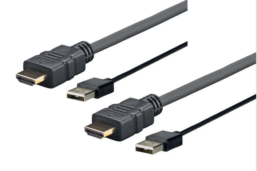 Vivolink Pro HDMI with USB 2.0 Cable – 2m, 4K@60Hz, Gold-Plated Connectors