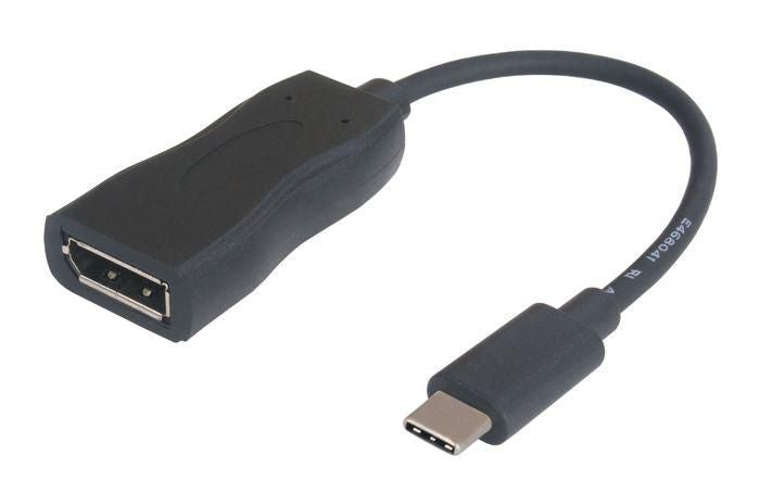 Garbot 31.20.9006 USB-C to DisplayPort Adapter, 15cm, Black, USB3.1 Male to Female