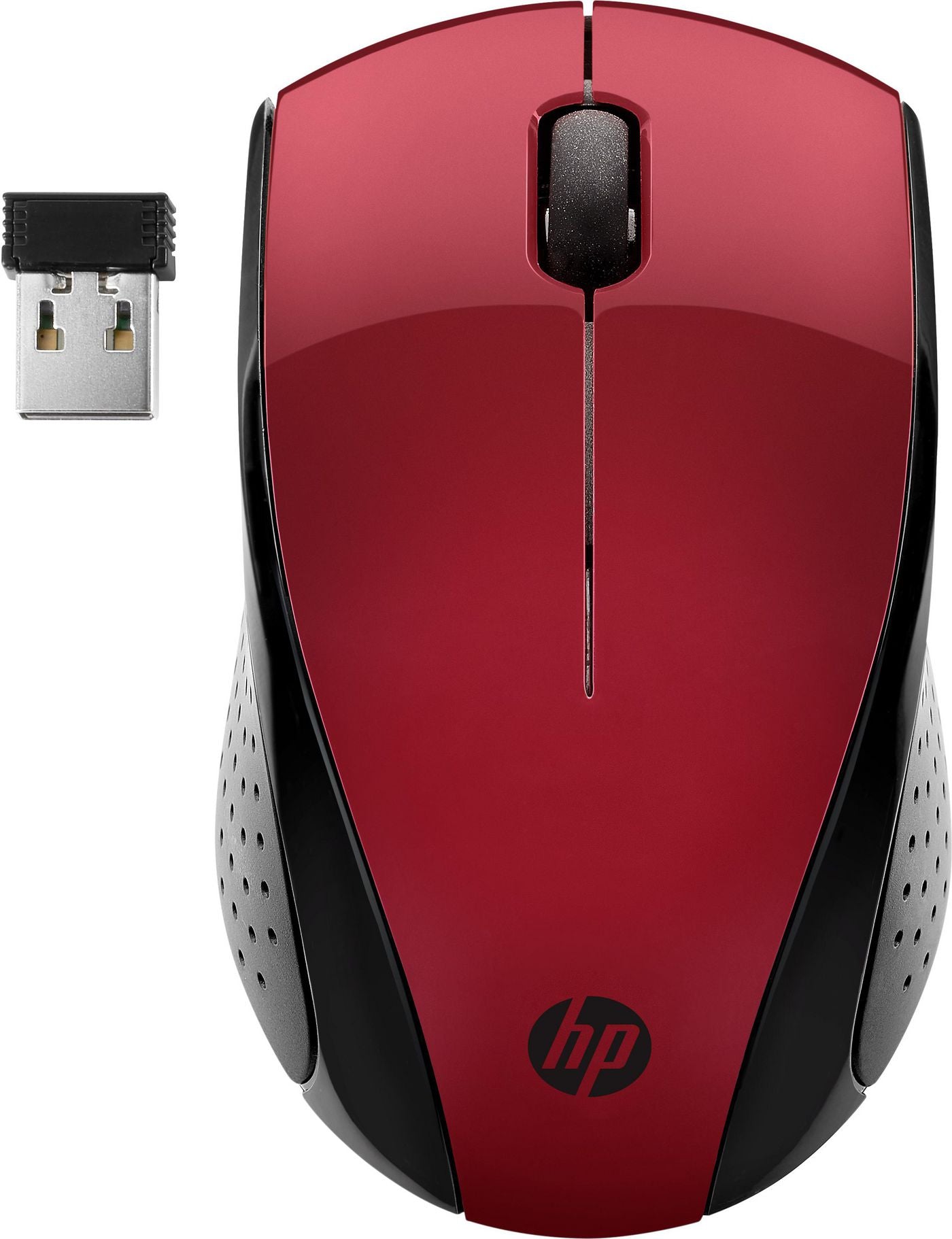 HP 7KX10AA#ABB Wireless Mouse 220 – Ambidextrous Optical 1600 DPI Red